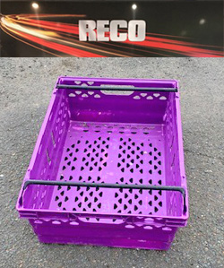 Used Purple Bale Arm Crates & Trays