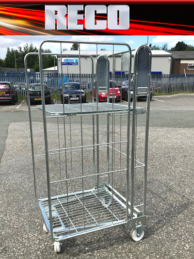 Used 3 Sided Roll Cages with Middle Shelf