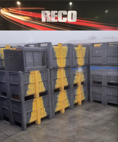Used Vented Pallet Box Boxes