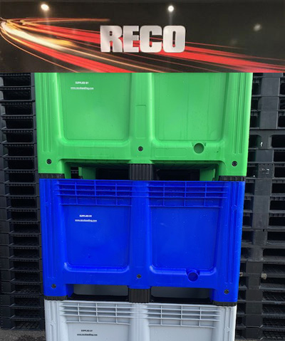 New Plastic Pallet Boxes – Rigid Solid Sided Pallet Box