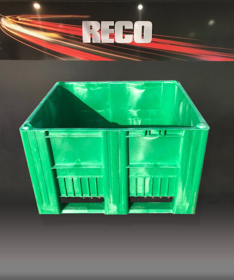 New Heavy Duty Plastic Pallets Boxes CB3 Green