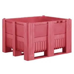 Solid Sided Red Dolav Pallet Box