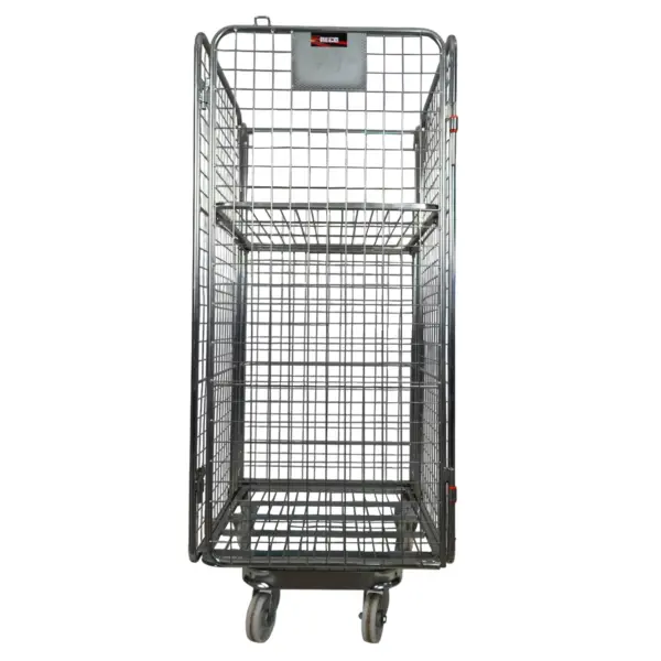 4 Sided Mesh Roll Cage with Middle Shelf
