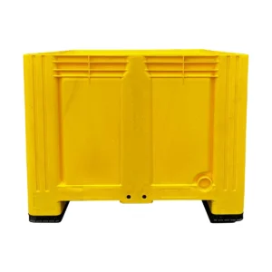 New Solid Sided Yellow Pallet Box - Image 2