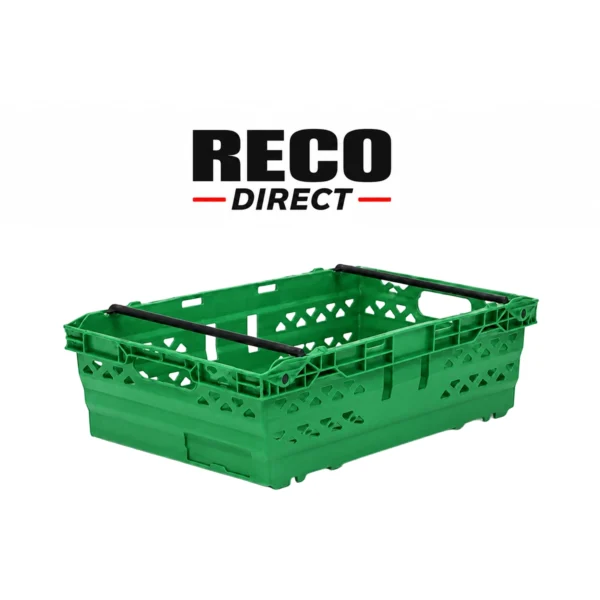 Used 160mm Bale Arm Crates – Pack of 10 – Green